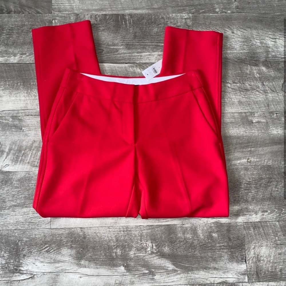 LOFT Bright Red Women's Trousers